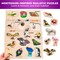 8 Pack Rack Wooden Puzzles for Toddlers| ABC, Numbers & Animals